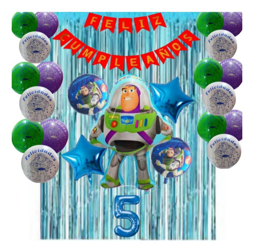 Buzz Toy Story Globo Metalico