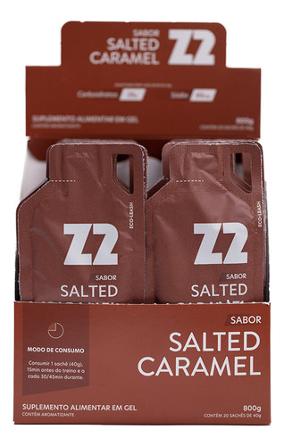 Energy gel Z2 salted caramel box 20 unidades