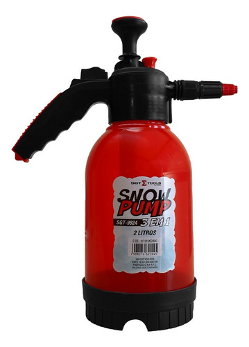 Pulverizador Manual Snow Pump 2l 3 Em 1 - Sgt-9924 Sigma