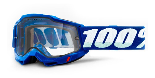 Antiparras 100% Accuri 2 Enduro Blue Clear Dual Lens Dafy 