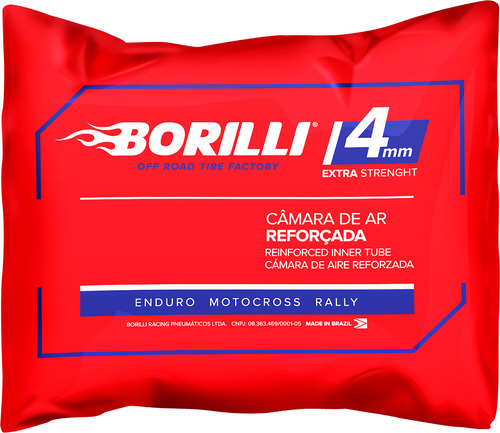 Câmara De Ar Borilli R21 Reforçada - 4mm Offroad 90/90-21