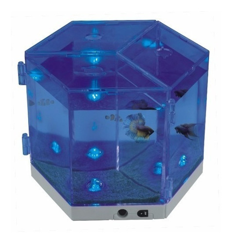 Betera Boyu Na3 Betta 3 Divisiones Luz Led Acuarios Peces