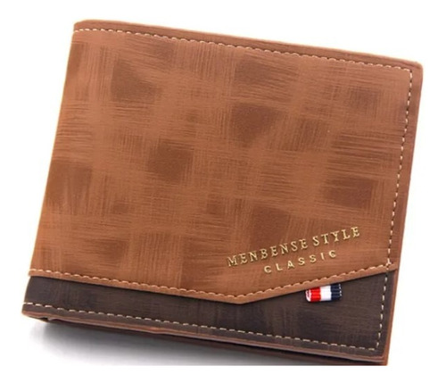 Billetera Cartera Cuero Monedero Y Tarjetero Hombre Elegante