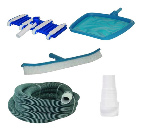 Kit De Mantenimiento Alberca Con Adaptador Para Manguera