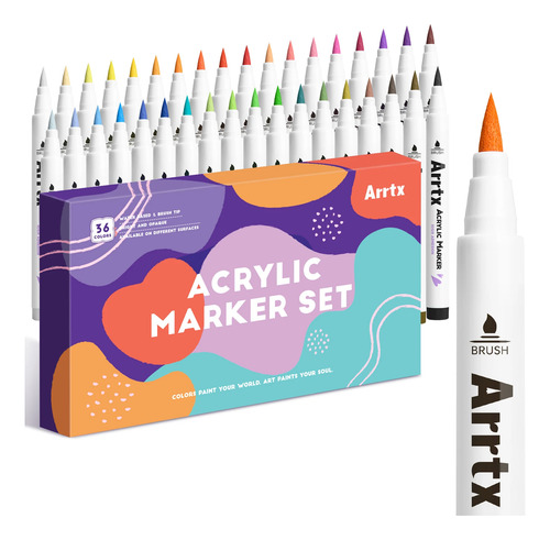 Rotulador Acrílico Arrtx Para Pintura Rupestre Extra