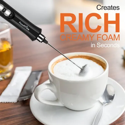 Espumador Milk Frother Foodville Usb Con Soporte