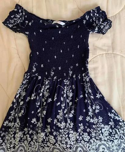 Vestido Azul De Shasa Con Diseño De Flores Talla S en venta en Cancún/Benito Juárez Quintana Roo por sólo $ Mexico Vestido Azul De Shasa Con Diseño De Flores Talla S en venta en Cancún/Benito Juárez Quintana Roo por sólo $ Mexico
