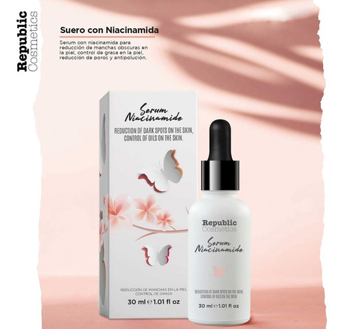 Serum Antiedad Con Nicotinamida Reduce Manchas Obscuras 30ml