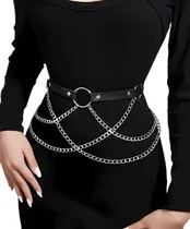 Comprar Cinto De Símil Cuero Con Cadenas, Arnés De Dama, Alternativa
