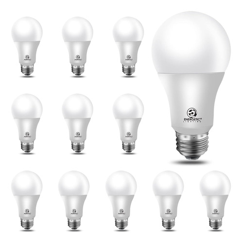 Kit De Bombillas Led, Base E26, 2700k, 1500lm, 100w, 12 Pcs