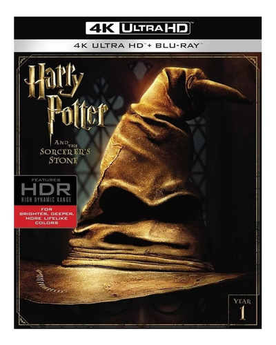 Harry Potter La Piedra Filosofal Año 1 Pelicula 4k Ultra Hd