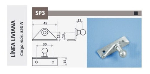 Soporte Para Colocacion De Resortes A Gas - Sp3