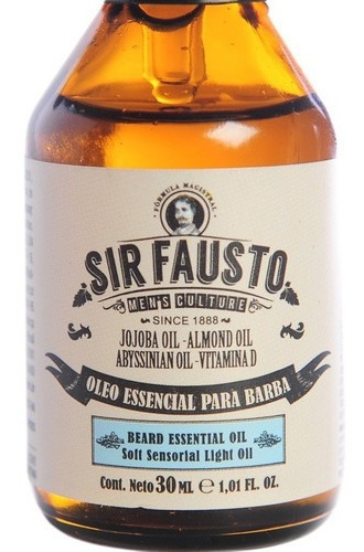 Imagen 5 de 8 de Sir Fausto Barberia Shampoo + Cera Capilar Oleo Barba Cuotas