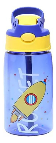 480ml Termo Botella De Agua Infantil Niños Popote Automatico
