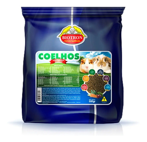 Ração Para Coelhos 500g - Biotron