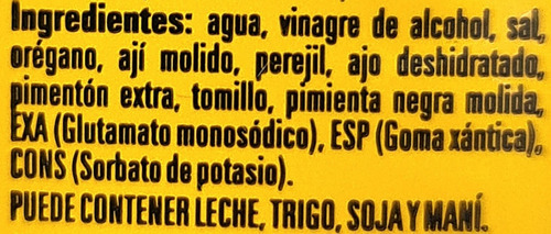 Aderezo Tipo Chimichurri 1854 X250g