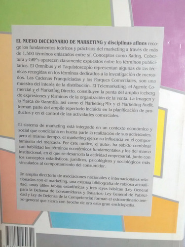 Imagen 3 de 3 de El Nuevo Diccionario De Marketing E. Ortega Martinez Esic Ed