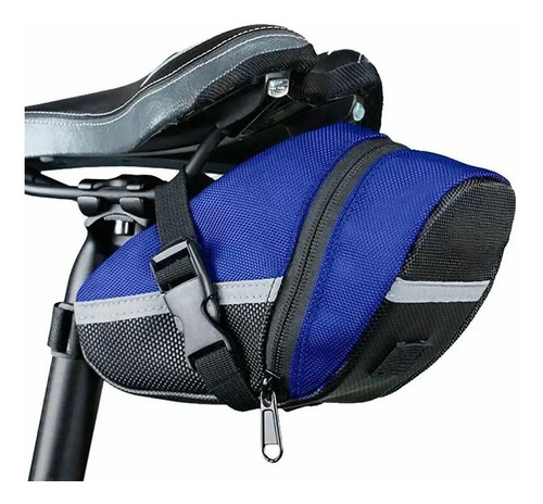 Estuche Para Bicicleta Bolso Bajo Asiento Velcro Impermeable