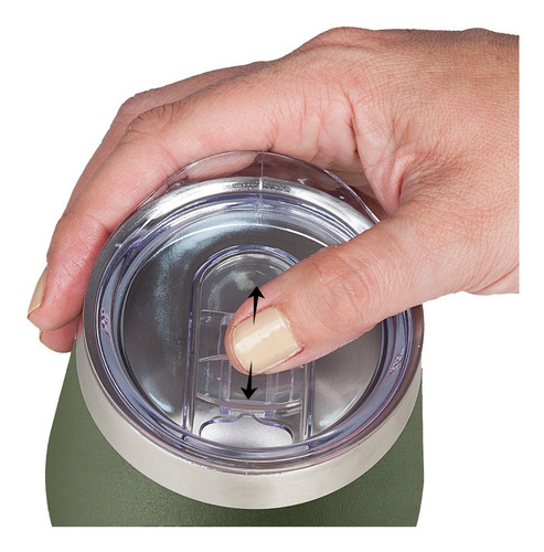 Imagen 2 de 9 de Copon Térmico 350ml Waterdog Acero Inox Tapa Plástica Olivos