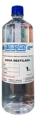 Agua Destilada 1 Litro