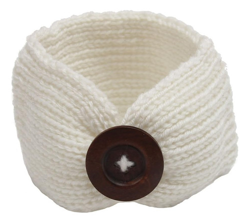 Cabeza De Turbante Para Bebés Qandsweet. Botones De Cabello