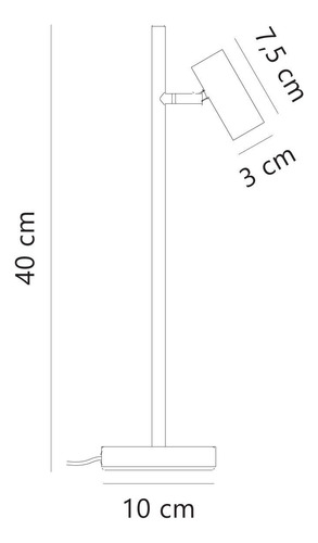 Luminaria De Mesa Nordlux Led Cálido Atenuable 3 Pasos