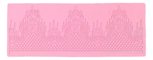 Molde De Silicona Lace Mat Castle Para Tartas De Fondant