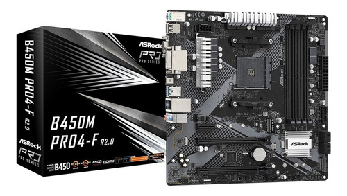 Board Asrock Amd B450m Pro4 F R2.0 Am4 Micro Atx