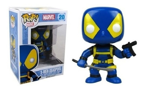 Funko Pop X-men Deadpool #20 Azul Marvel Vinyl Hombre X