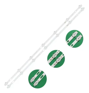 2 Tiras Con 7 Leds Para Tv Sansui Smx3219sm