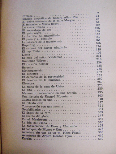 Imagen 3 de 4 de Obras Completas * Edgar Allan Poe * Claridad *