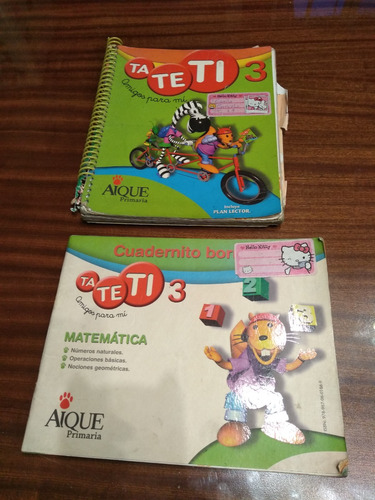  Lote X 2 Libros Ta Te Ti 3