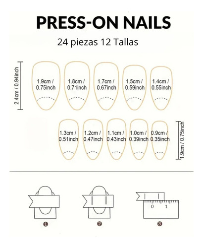 Uñas Postizas Largas Stiletto Halloween Negro Diseño Hueso