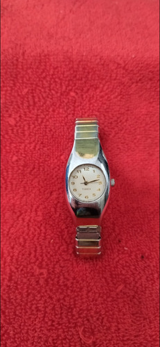Reloj Timex De Dama Original Malla Elástica De Acero Inox