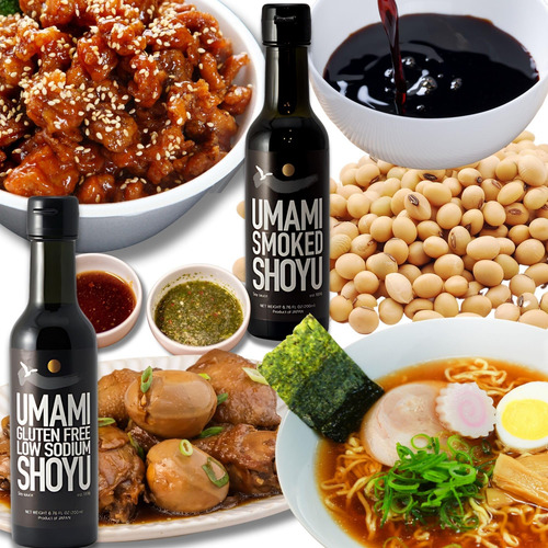 Salsa De Soja Umami Shoyu Con Ajo 200 Ml
