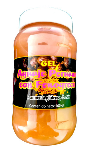 Gel Aguaje Con Fenogreco 