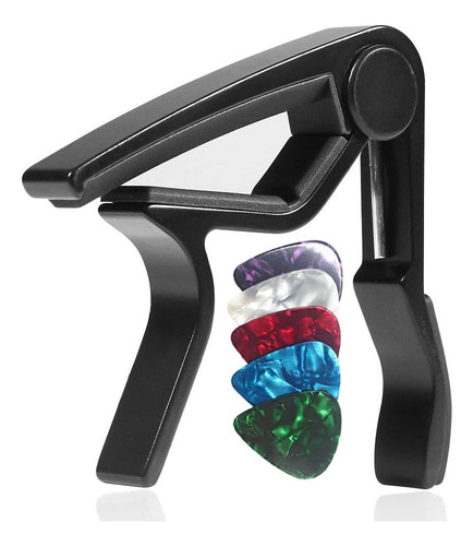 Cejillas De Guitarra Wingo Yue-qi-159 Negro