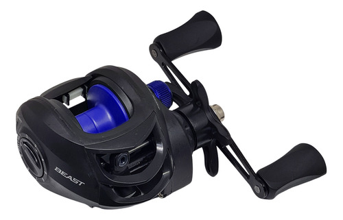 Imagen 2 de 6 de Reel Huevito Beast Blue Monster 104 Baitcasting 4 Rulemanes