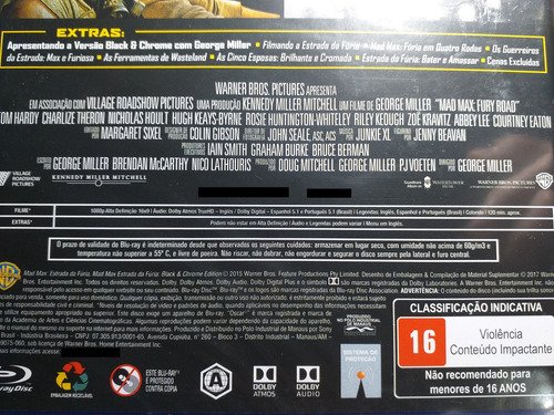 Mad Max Estrada Da Fúria Blu-ray Duplo Nacional Lacrado