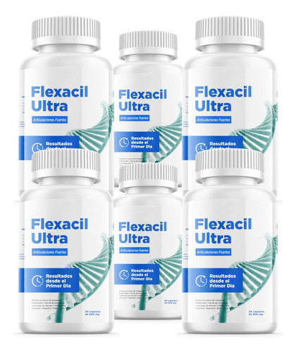 Flexacil Ultra Pack 6 Frascos Suplemento Nutricional
