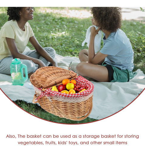 Cesta De Pícnic Con Funda Seagrass Baskets