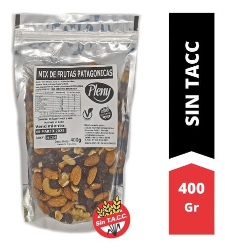 Mix De Frutas Secas Patagónicas X 400 G - Sin Tacc