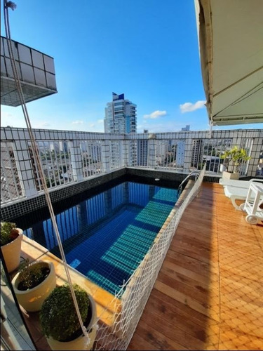 Imagem 27 de 30 de Cobertura Com 3 Dormitórios À Venda, 340 M² Por R$ 1.700.000,00 - Ponta Da Praia - Santos/sp - Co0244