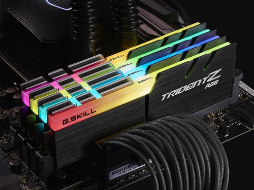 Imagem 5 de 5 de Memoria Ddr4 G.skill Tridentz Rgb Series 32gb(4x8gb)3600mhz