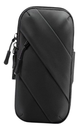 Brazalete Deportivo Para Correr, Funda Con Soporte Negro