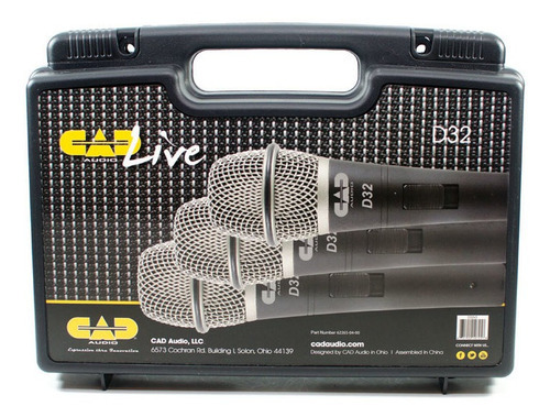 Microfono Cad Dinamico D32 X3 Neodimio Superior R21