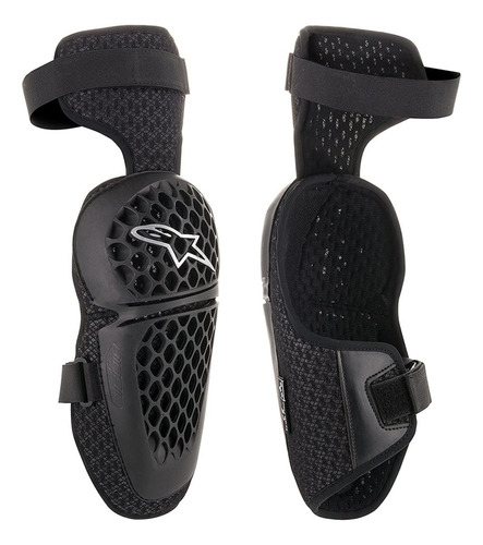 Rodillera Bionic Plus de Alpinestars, color negro, talla L/XL