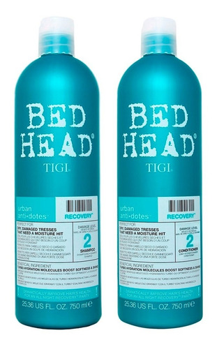 Shampoo + Acondicionador Recovery Tigi Anti Dotes X 750ml