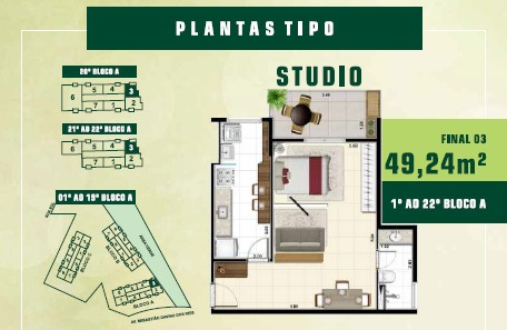 Imagem 13 de 29 de Studio Residencial Para Venda, Jardim Tupanci, Barueri - St6899. - St6899-inc