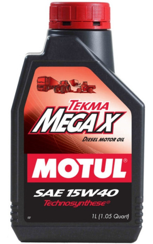 Aceite Motul Diesel Tekma Mega X Ld 15w40 1 Litro Francia